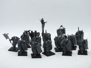 15 cavalieri guerrieri del caos a piedi Warhammer