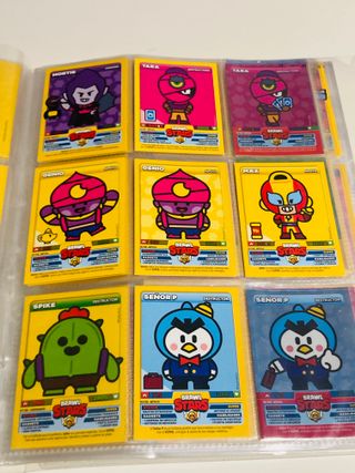 Álbum Cartas Brawl Stars - 98 cartas sin repetir