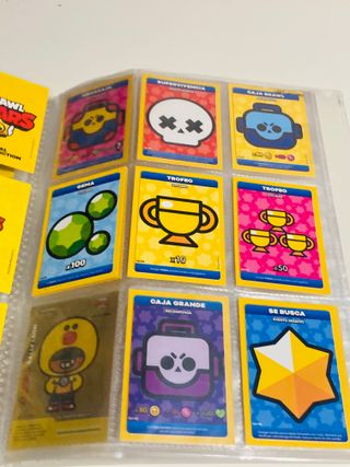 Álbum Cartas Brawl Stars - 98 cartas sin repetir