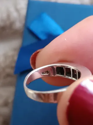 Anillo Plata Ley Circonitas Rosa