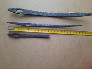 Agujas antiguas hierro forjado, saqueras o colchon