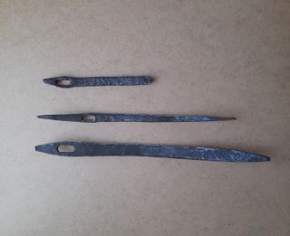 Agujas antiguas hierro forjado, saqueras o colchon