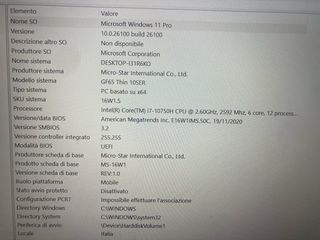 MSI Gaming i7 10th Gen