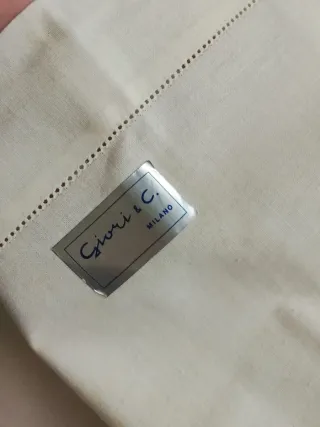 Lenzuolo puro cotone Giori & C. Milano