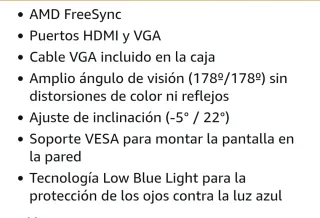 Monitor Lenovo Negro/Gris