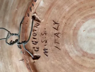 Piatto da parete Anno Santo 1950 Giotto G. - Italy