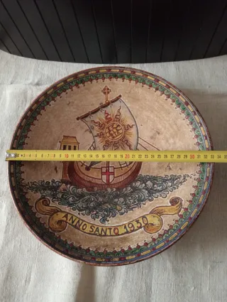 Piatto da parete Anno Santo 1950 Giotto G. - Italy