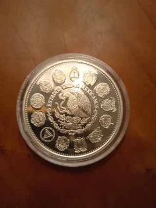Moneda Plata Encuentro Dos Mundos 100 Pesos 1991