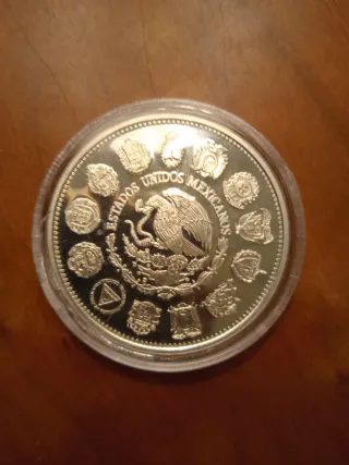 Moneda Plata Encuentro Dos Mundos 100 Pesos 1991