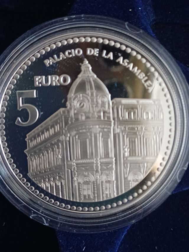 CEUTA Moneda 5 Euro Palacio de la Asamblea