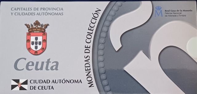 CEUTA Moneda 5 Euro Palacio de la Asamblea