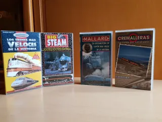 Lote Cintas VHS Trenes Vapor y Locomotoras42cintas