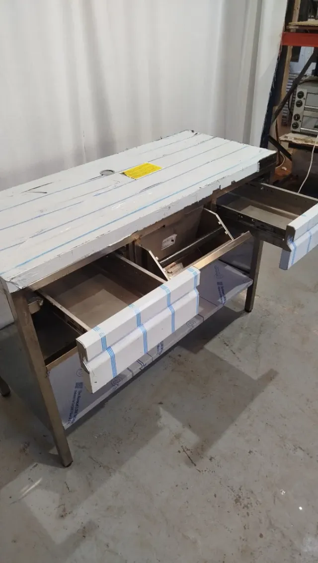 Mueble cafetero acero inoxidable hostelería