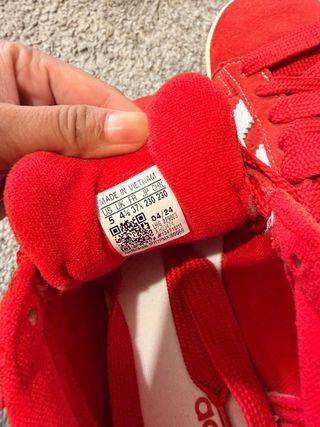 Zapatos Adidas Rojos Niños