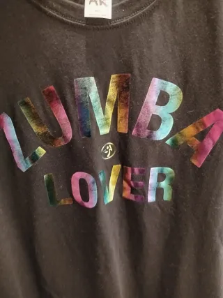 Camiseta Zumba Lover Negra Talla M