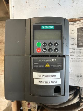 Variador Siemens Micromaster 420