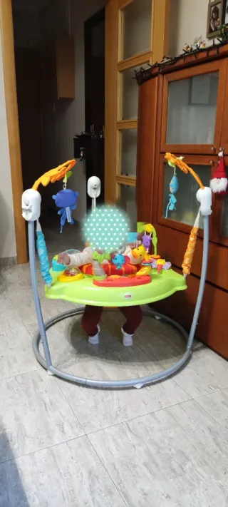 Saltador Fisher Price Animalitos Selva Bebé