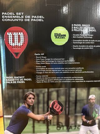 Wilson Set Padel Optix XP con 3 Bolas