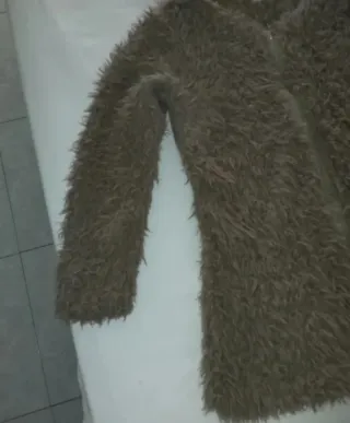 Abrigo de pelo marrón