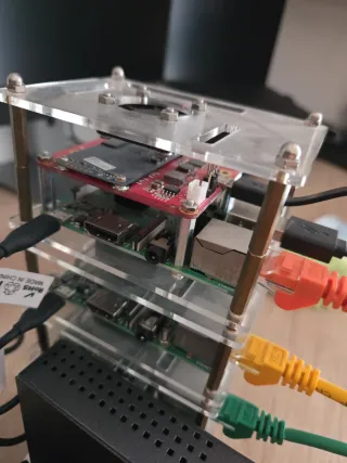 Cluster 6 Raspberry Pi 3b con Accesorios