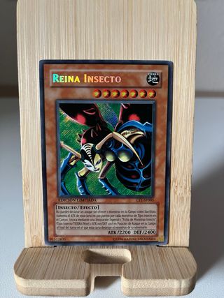 Carta Yu-Gi-Oh! Reina Insecto Secret Rare Edición