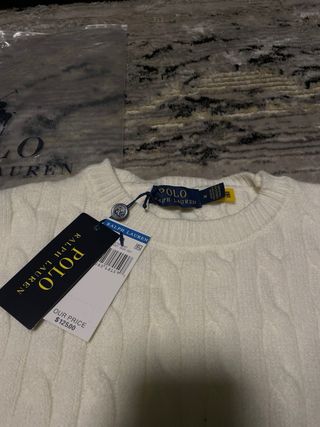 Maglione Polo Ralph Lauren Bianco Taglia M