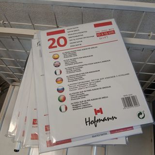 5 paquetes de 20 Hojas Slip-in Fotos 10x15cm