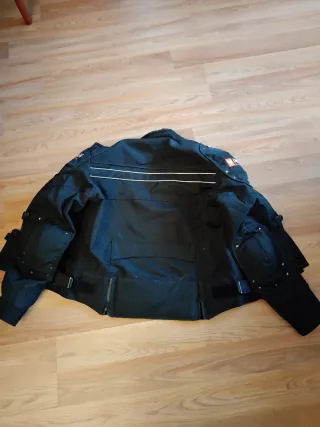 Chaqueta Moto Hombre DUHAN Negra