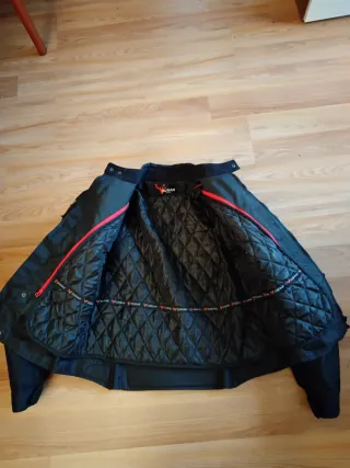 Chaqueta Moto Hombre DUHAN Negra