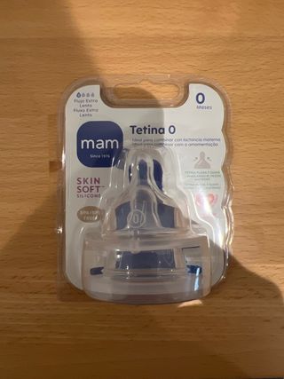 Tetina Mam 0 Flujo Extra Lento NUEVO SIN ABRIR.