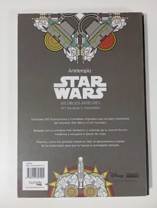 Libro Arteterapia Star Wars + Pin