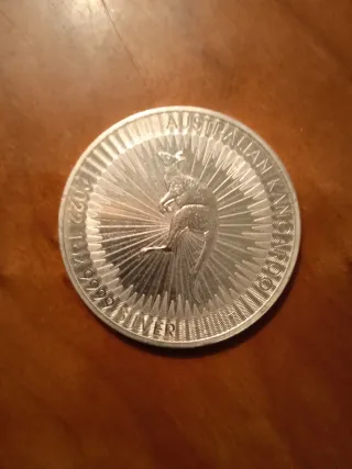Moneda Plata Canguro Australia 1oz 9999