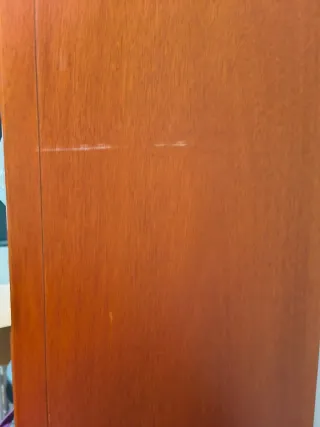 Librería Armario Madera y Cristal