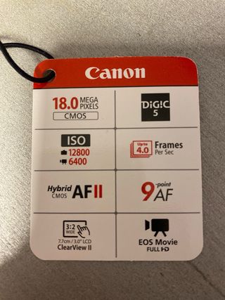 Canon EOS 100D Cámara DSLR + Accesorios