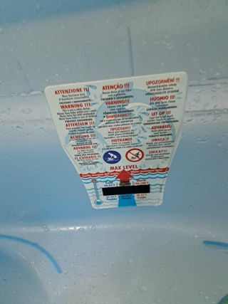 Bañera para bebé azul