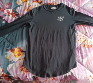 Camiseta SikSilk Negra Talla XS