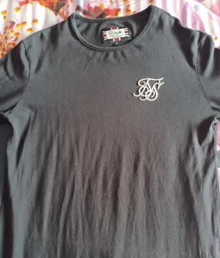 Camiseta SikSilk Negra Talla XS