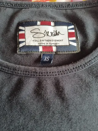 Camiseta SikSilk Negra Talla XS