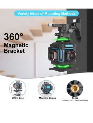 Nivel Láser Verde 360°