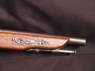 Pistola giocattolo cosplay duello larp steampunk