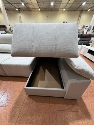 Sofá Cama Rinconera Modular Beige/Gris
