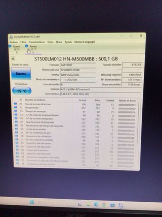 Disco Duro SEGATE 500GB 2.5”