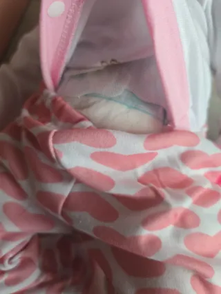 Bambola reborn con vestitino e accessori