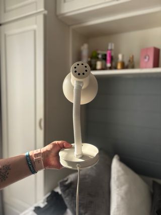 Lámpara de estudio flexible beige