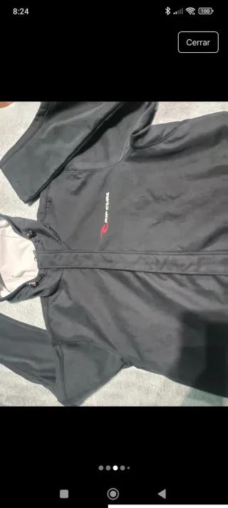 Cortavientos Rip Curl Negro