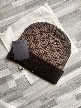 Gorro Louis Vuitton Beige y Marrón