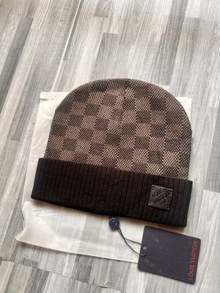 Gorro Louis Vuitton Beige y Marrón