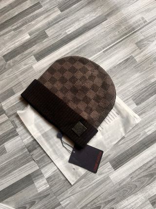 Gorro Louis Vuitton Beige y Marrón