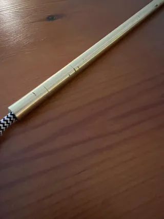 Lámpara colgante dorada metal