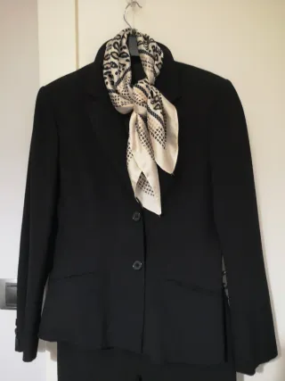 Traje de pantalón Cortefiel negro